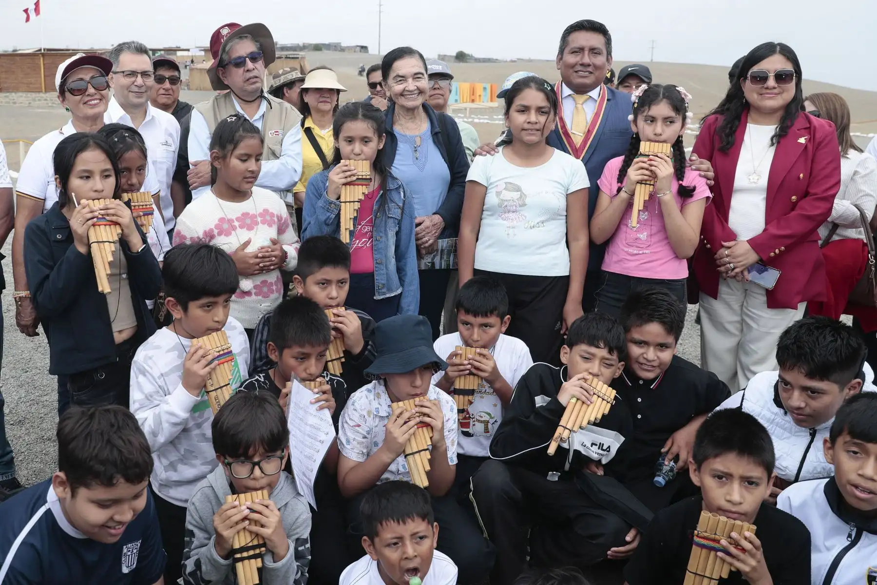La directora de la Zona Arqueológica Caral, Dra. Ruth Shady Solís, participó en el Vichama Raymi 2026, que se realizó el sábado 5 de setiembre para conmemorar el 19 aniversario del inicio de investigaciones en el Sitio Arqueológico Vichama, ubicado en el distrito de Végueta, provincia de Huaura, región Lima. Estuvo acompañada de su equipo de arqueólogos, representantes del Ministerio de Cultura, de la Universidad San Marcos y autoridades locales. Foto: ANDINA/Daniel Bracamonte