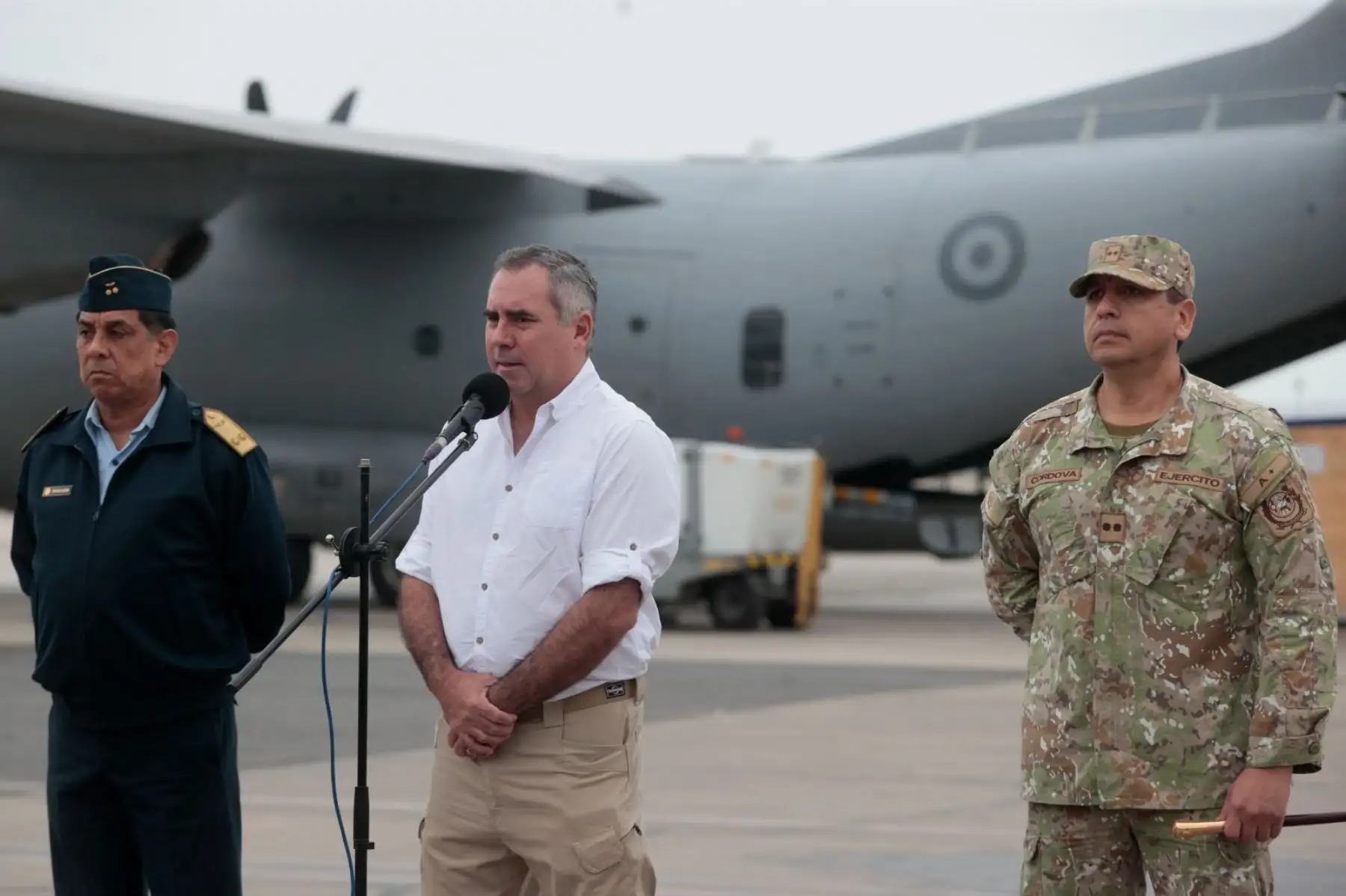 El ministro de Defensa, Rafael Belaunde, envía equipos tecnológicos que se utilizan para reforzar el control y acceso al penal de Varones de Trujillo. Foto: ANDINA/ Vidal Tarqui