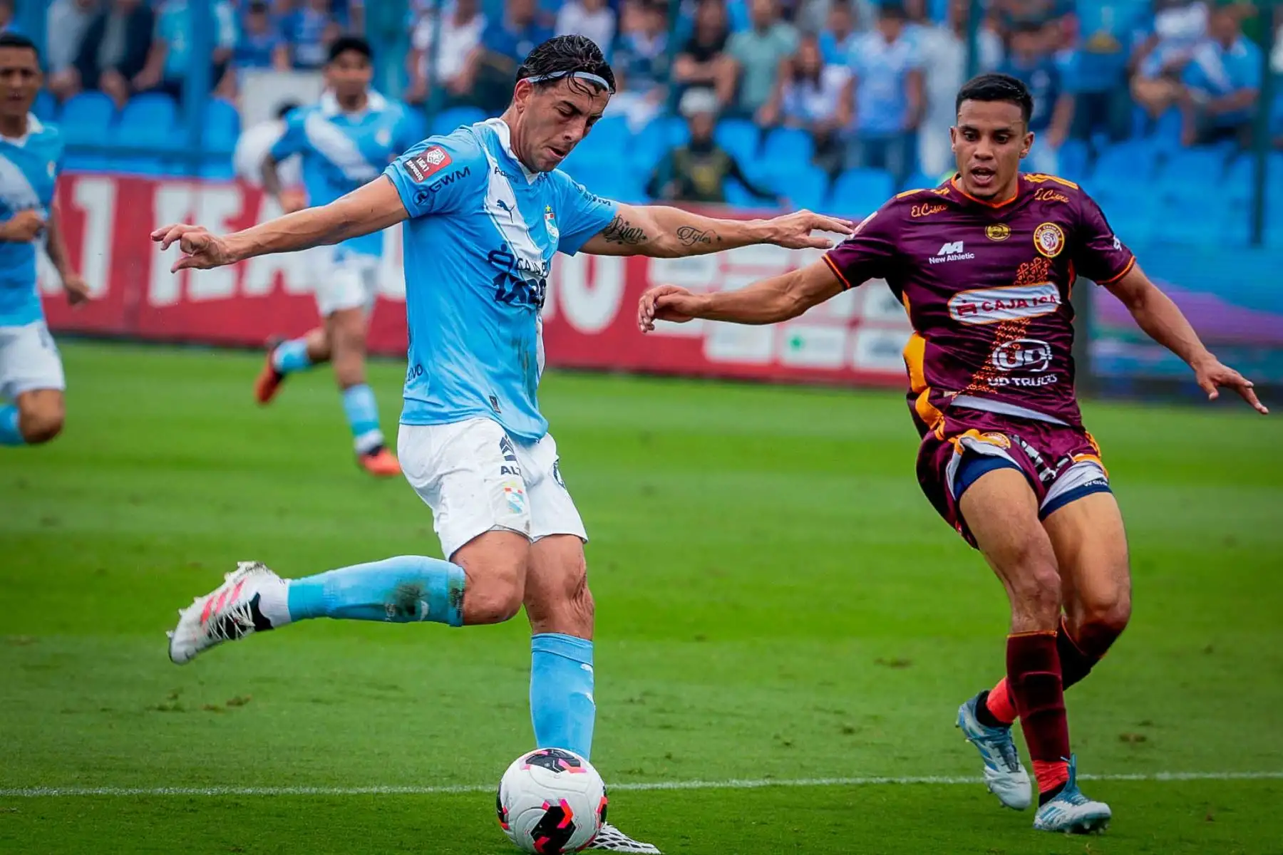 Futbolista de Sporting Cristal ante Chankas CYC, por la octava jornada del Torneo Clausura de la Liga 1. Foto: ANDINA/ Vidal Tarqui