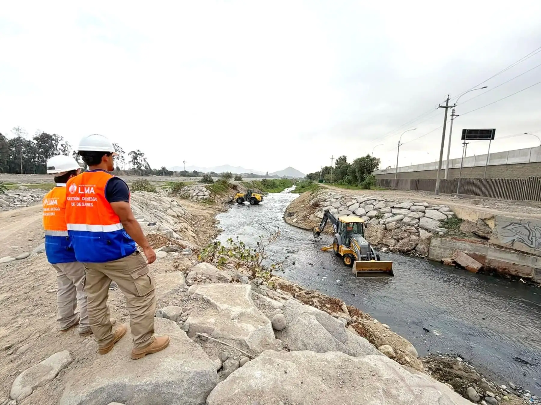 Fenómeno El Niño: MML culmina trabajos de prevención en la quebrada Huaycoloro
