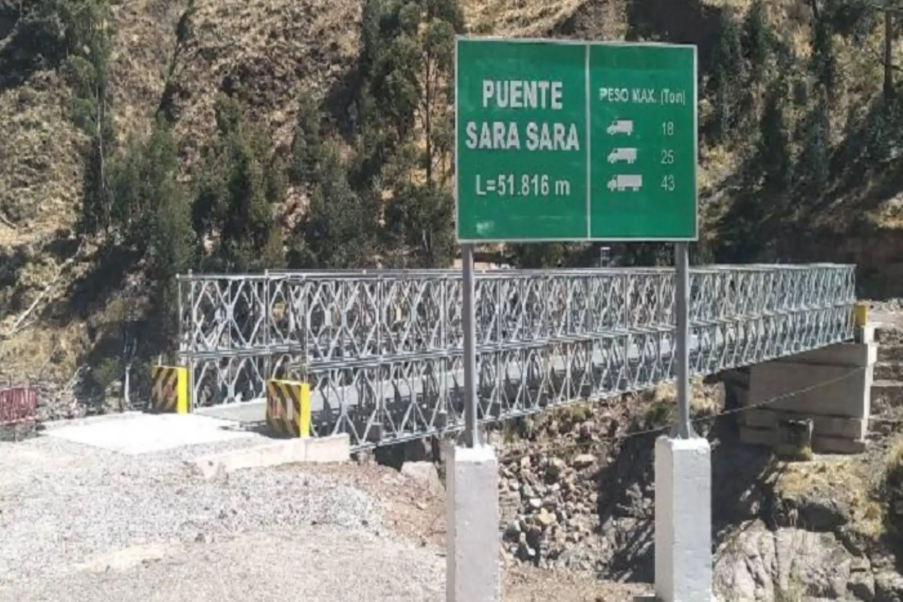 Nuevo puente Sara Sara fortalece conectividad vial de casi 9,000 personas en Cusco