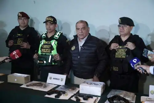 Ministerio del Interior muestra resultados de operativos contra bandas delincuenciales