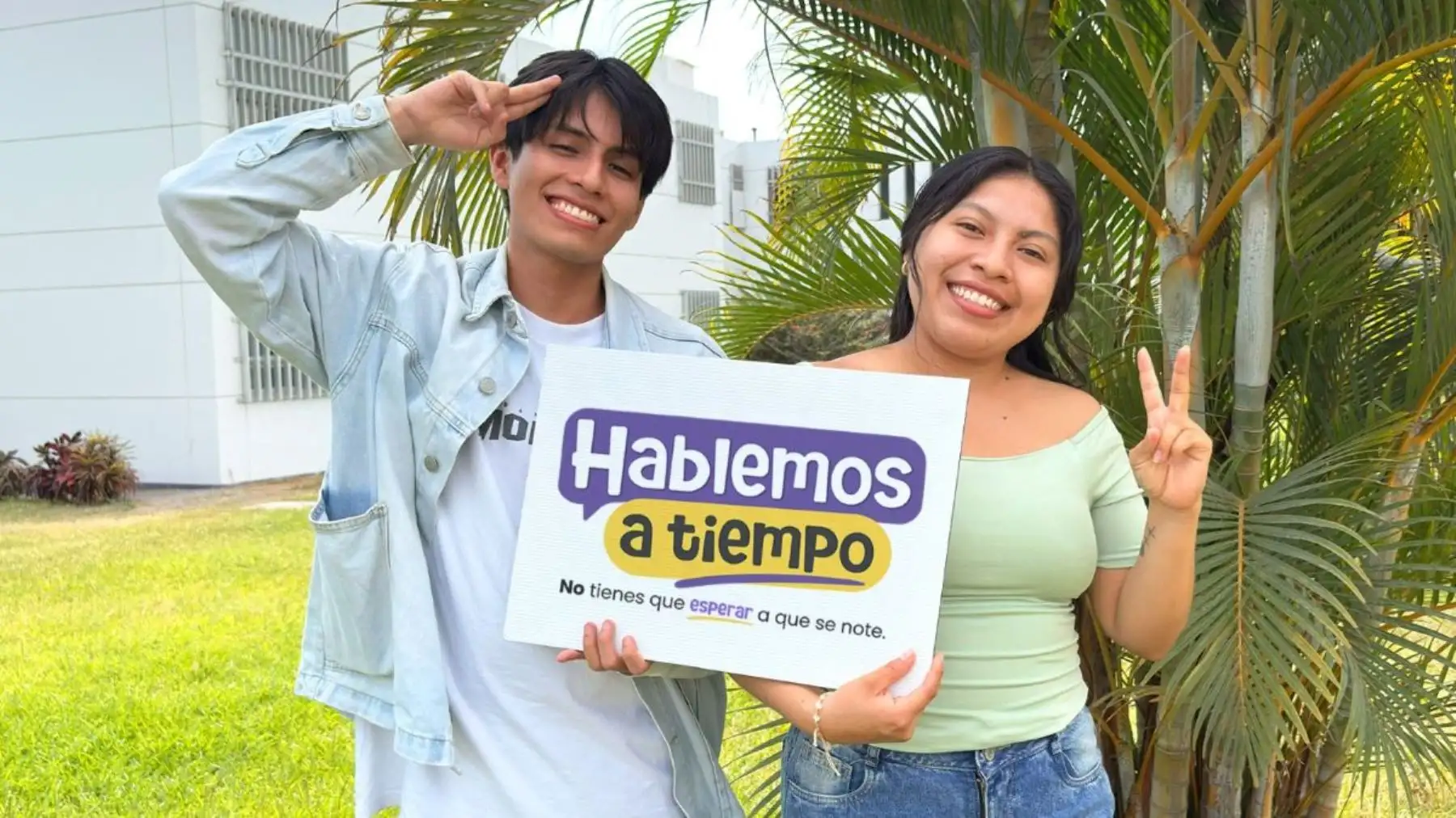 Minsa: Jóvenes promueven campaña nacional "Hablemos a tiempo" para prevenir el suicidio
