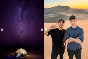 ¡Nolan Hansen quedó maravillado con la magia de Ica! Foto: Composición con fotos de Nolan Hansen