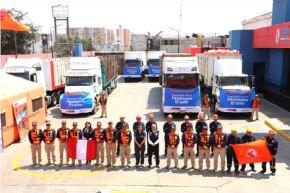 El traslado de los BAH se realiza gracias al valioso apoyo logístico del Programa Mundial de Alimentos (PMA)