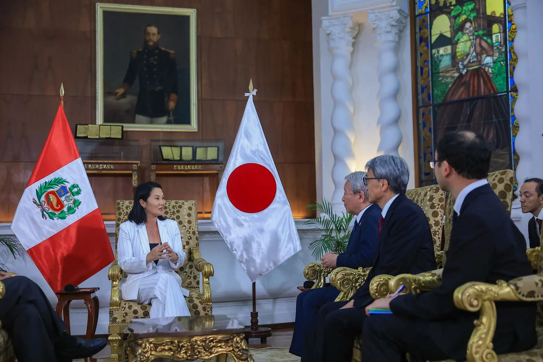 Presidenta Keiko Fujimori se reunió con la Agencia de Cooperación Internacional del Japón
Foto: ANDINA/Prensa Presidencia