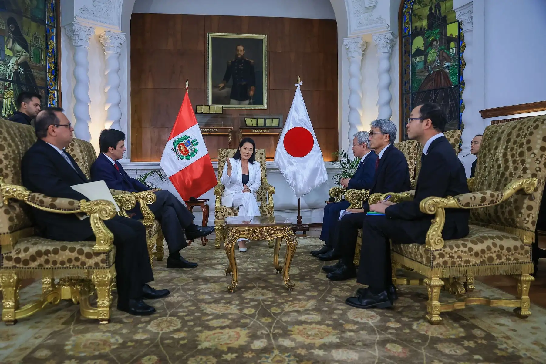 Presidenta Keiko Fujimori se reunió con la Agencia de Cooperación Internacional del Japón
Foto: ANDINA/Prensa Presidencia