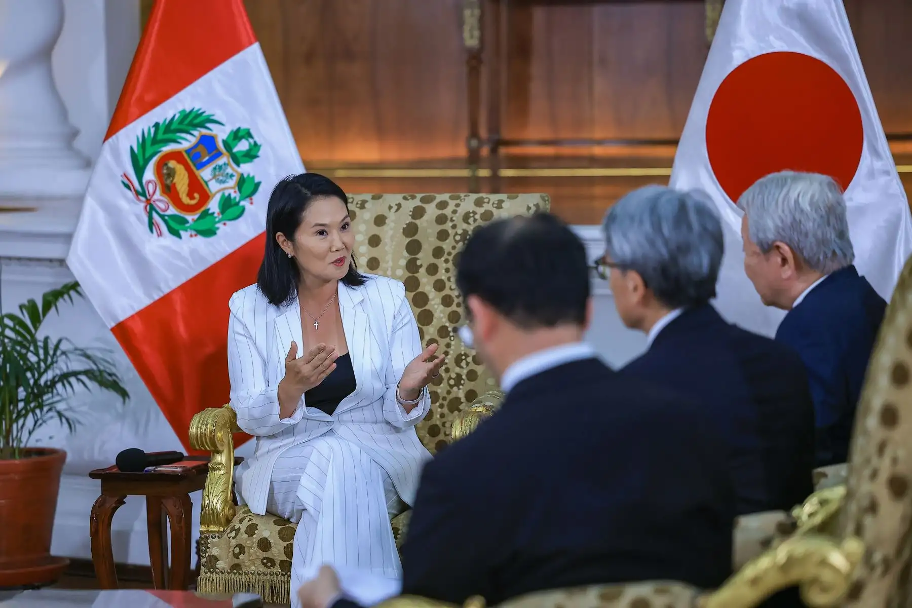 Presidenta Keiko Fujimori se reunió con la Agencia de Cooperación Internacional del Japón
Foto: ANDINA/Prensa Presidencia
