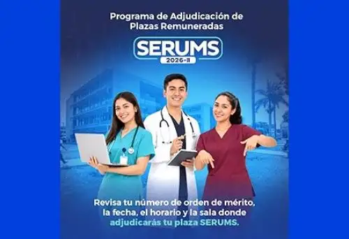 Serums 2026-II: Minsa publica programa de adjudicación de plazas remuneradas. Foto: ANDINA/Difusión.