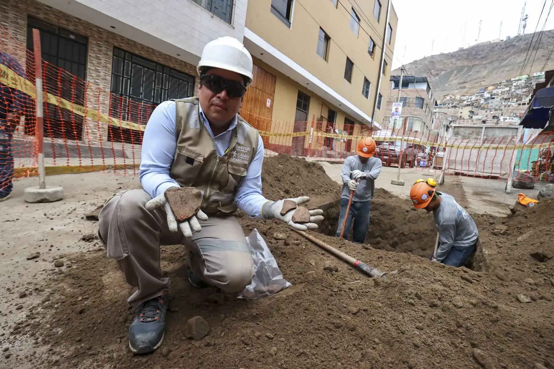 El hallazgo de produjo dentro del ámbito arqueológico de la antigua ciudad prehispánica de Armatambo.

Foto:ANDINA / Juan Carlos Guzmán Negrini