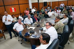 Los ministros de Desarrollo Agrario, Marco Vinelli, y de Defensa, Rafael Belaunde, están en Piura. ANDINA/Difusión