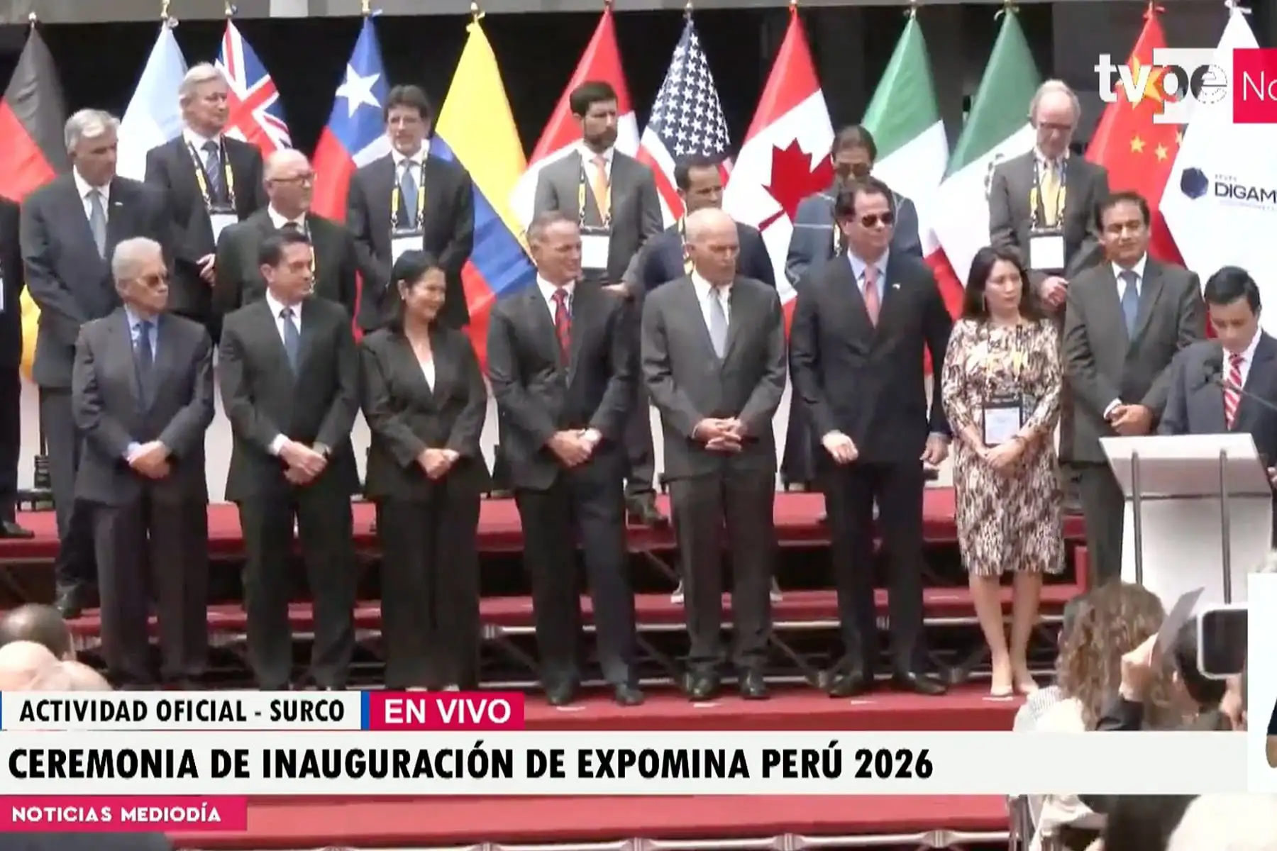 Keiko Fujimori encabeza la inauguración de Expomina Perú 2026