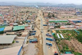 Este corredor vial en Pachacámac contará con 41 cámaras de videovigilancia y mejor alumbrado público, lo que permitirá ampliar el monitoreo de la zona y fortalecer la prevención frente a posibles casos de extorsión y otros delitos, indicó el alcalde Renzo Reggiardo.  Foto: ANDINA/Difusión