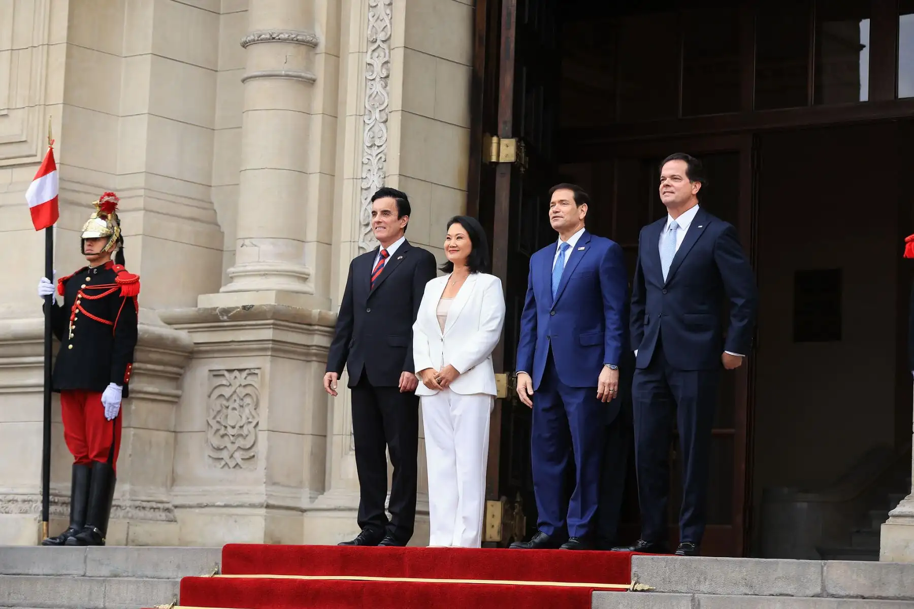 Presidenta Keiko Fujimori recibió a secretario de Estado de los Estados Unidos, Marco Rubio, en Palacio de Gobierno. Foto: ANDINA/Prensa Presidencia