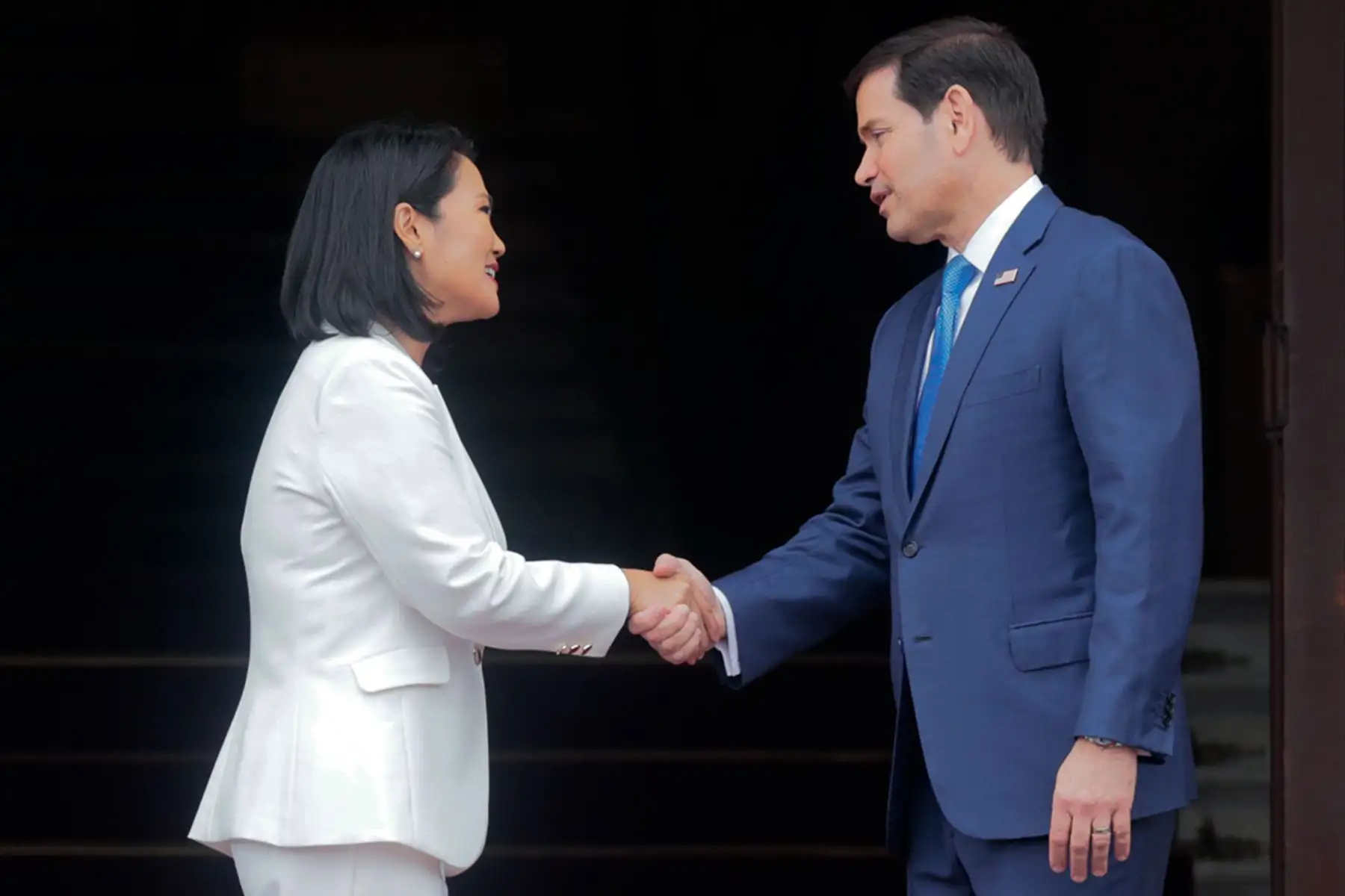 Presidenta Keiko Fujimori recibió a secretario de Estado de los Estados Unidos, Marco Rubio, en Palacio de Gobierno. Foto: ANDINA/Vidal Tarqui
