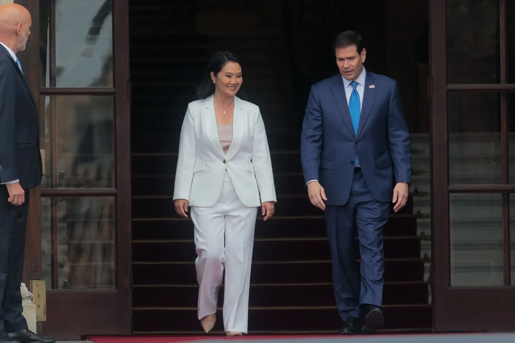 Presidenta Keiko Fujimori recibió a secretario de Estado de los Estados Unidos, Marco Rubio, en Palacio de Gobierno. Foto: ANDINA/Vidal Tarqui