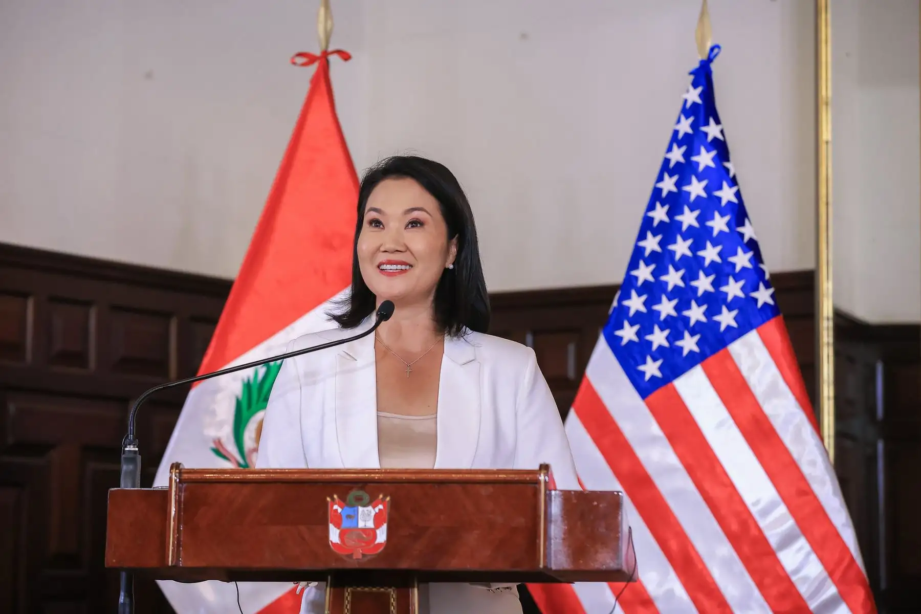 Presidenta Keiko Fujimori recibió a secretario de Estado de los Estados Unidos, Marco Rubio, en Palacio de Gobierno. Foto: ANDINA/Presidencia