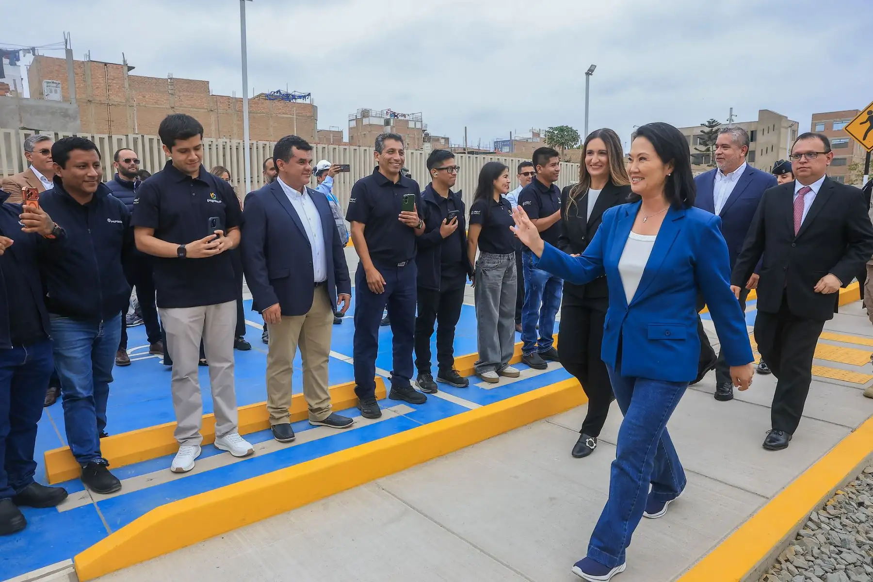 Presidenta Keiko Fujimori participó en la inauguración del Lima Mixing Center de PepsiCo en el Callao. Foto: ANDINA/Prensa Presidencia