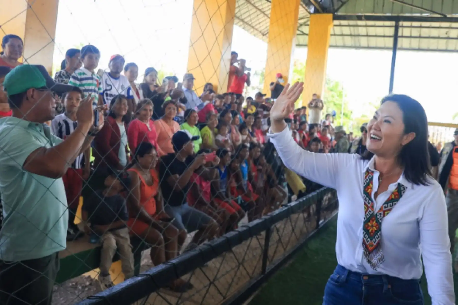La presidenta de la República, Keiko Fujimori, llegó en la mañana del sábado 12 de setiembre de 2026 a la provincia de Purús, región Ucayali, para liderar la entrega de bienes de ayuda humanitaria destinados a la población de esta zona fronteriza del país. Foto: ANDINA/Presidencia