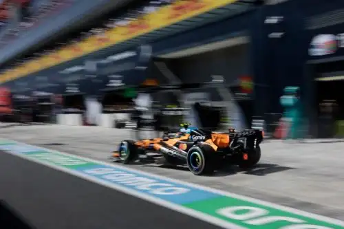 Lando Norris se hizo con la "pole position" para el Gran Premio de España inaugural en Madrid