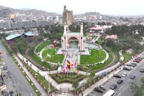 Parque de la Amistad, en Santiago de Surco. Foto: ANDINA/Daniel Bracamonte.
