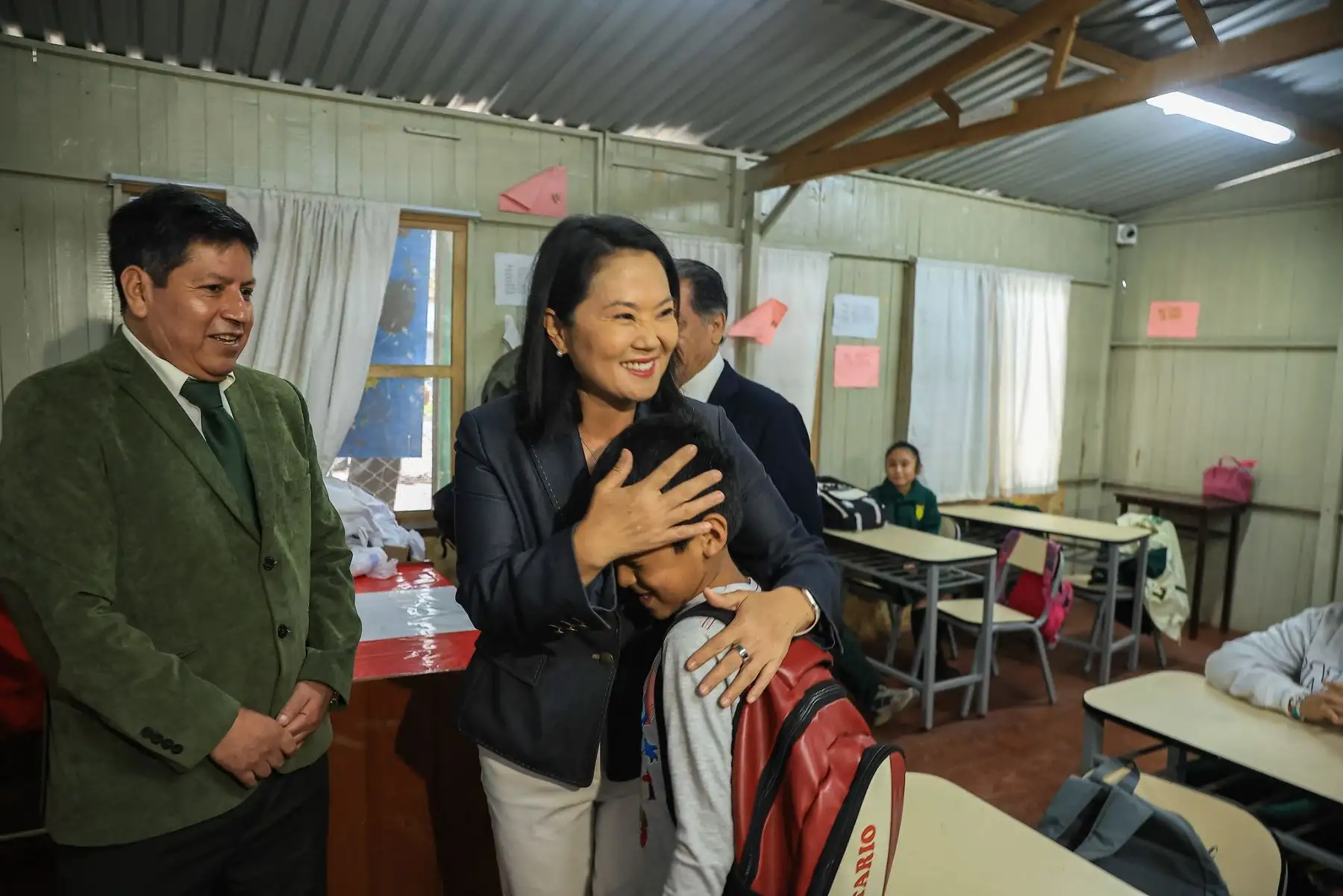 La presidenta de la república, Keiko Fujimori, presenta el Plan Nacional de Educación 2026-2031. Foto: ANDINA/Prensa Presidencia