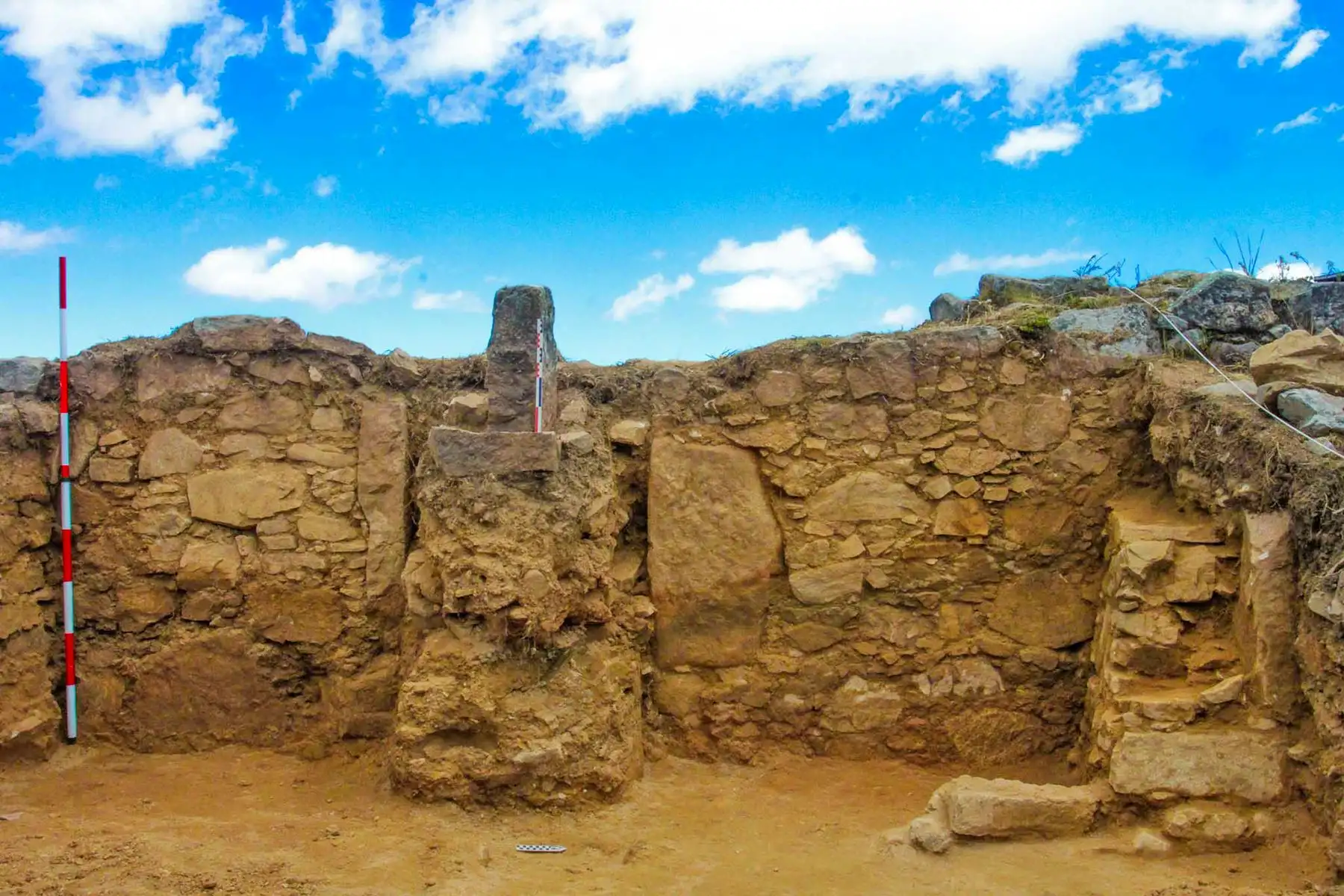 El sitio arqueológico Wancasanga se encuentra en Huaman Orco, a 3,400 metros de altitud, en el valle de Condebamba, Cajamarca, donde las investigaciones arqueológicas vienen revelando nuevas evidencias de la presencia inca. ANDINA/Difusión