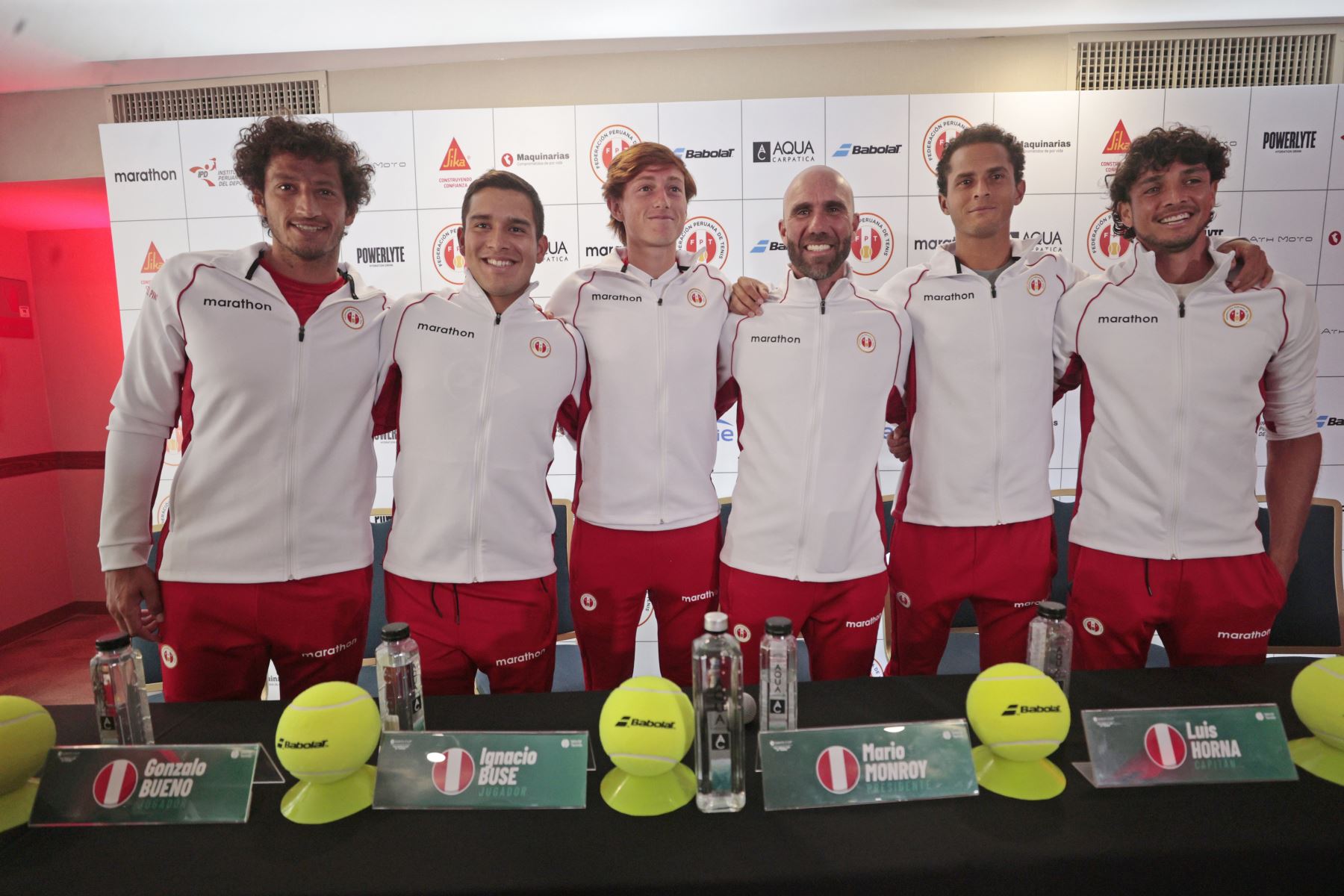 El Team Perú está conformado por Ignacio Buse, Gonzalo Bueno, Juan Pablo Varillas, Arklon Huertas del Pino y Alexander Merino. Foto: ANDINA/Vidal Tarqui.