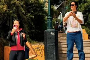 Shin Hyun-joon regresó al Perú y esta vez caminó por las calles de Barranco Foto: Marca Perú