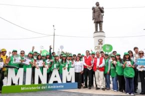 El Minam presentó la campaña “Huella limpia: fe que nos une” y coordina con municipalidades acciones de limpieza, educación ambiental y cuidado del patrimonio natural ante la visita apostólica. Foto: Minam