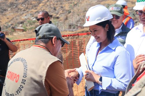 Presidenta Keiko Fujimori garantiza trabajo conjunto del Estado contra El Niño
