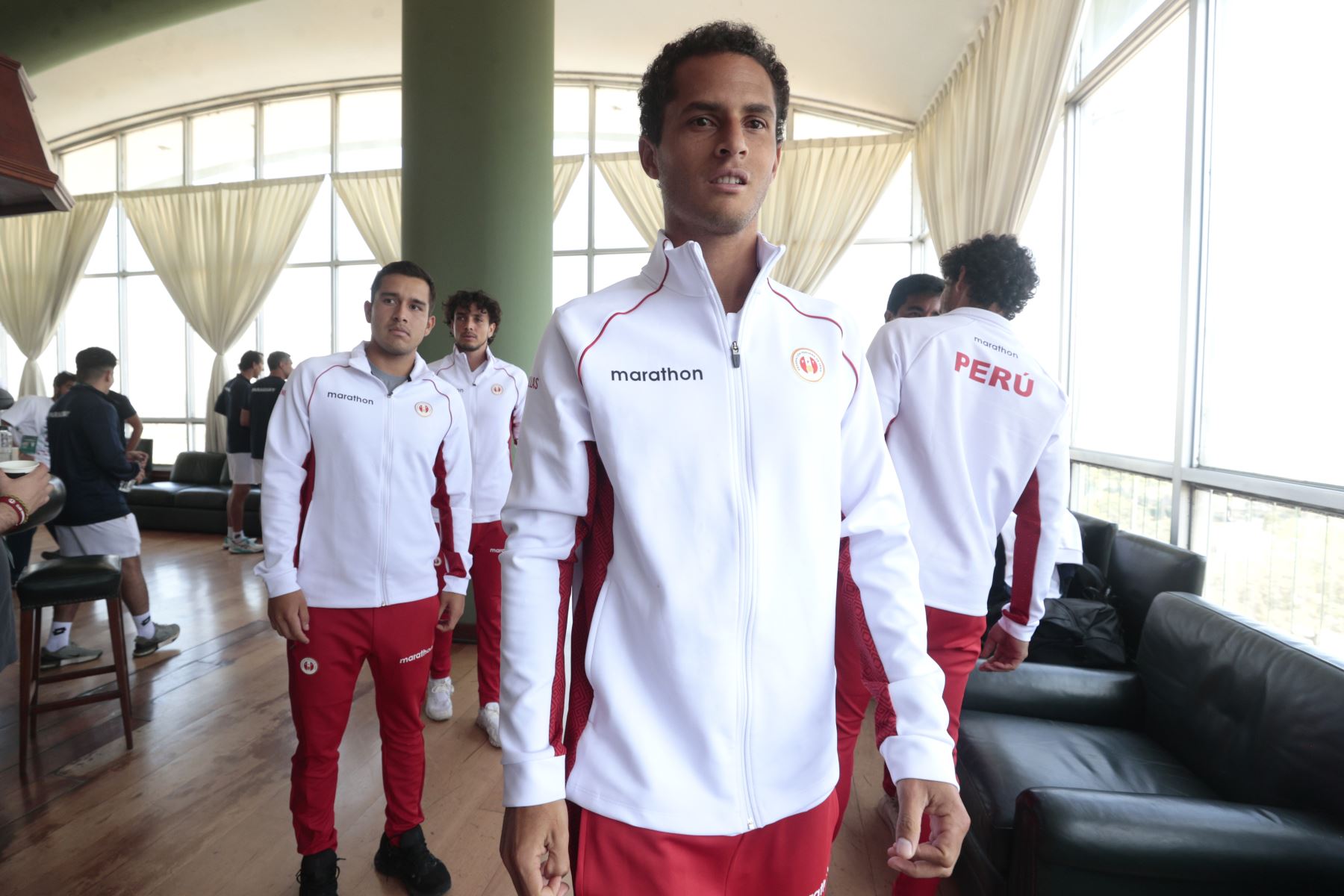 Juan Pablo Varillas, de la selección de tenis de Perú, participó en el sorteo de la Copa Davis 2027, quedando definidas las llaves por el Grupo Mundial I. Perú enfrentará este fin de semana a Paraguay en busca del pase a las clasificatorias.
Foto: ANDINA/Vidal Tarqui
