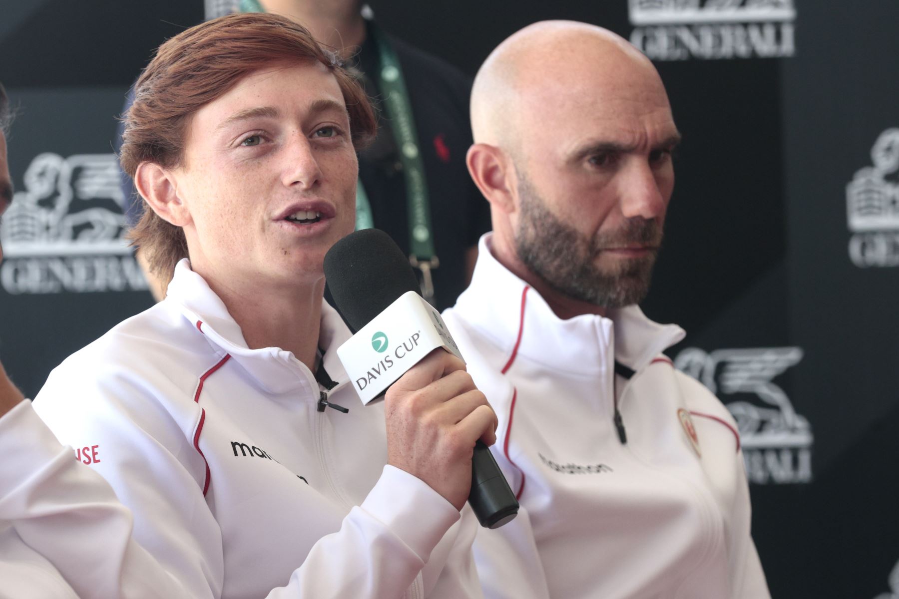 Ignacio Buse, de la selección de tenis de Perú, participó en el sorteo de la Copa Davis 2027, quedando definidas las llaves por el Grupo Mundial I. Perú enfrentará este fin de semana a Paraguay en busca del pase a las clasificatorias.
Foto: ANDINA/Vidal Tarqui