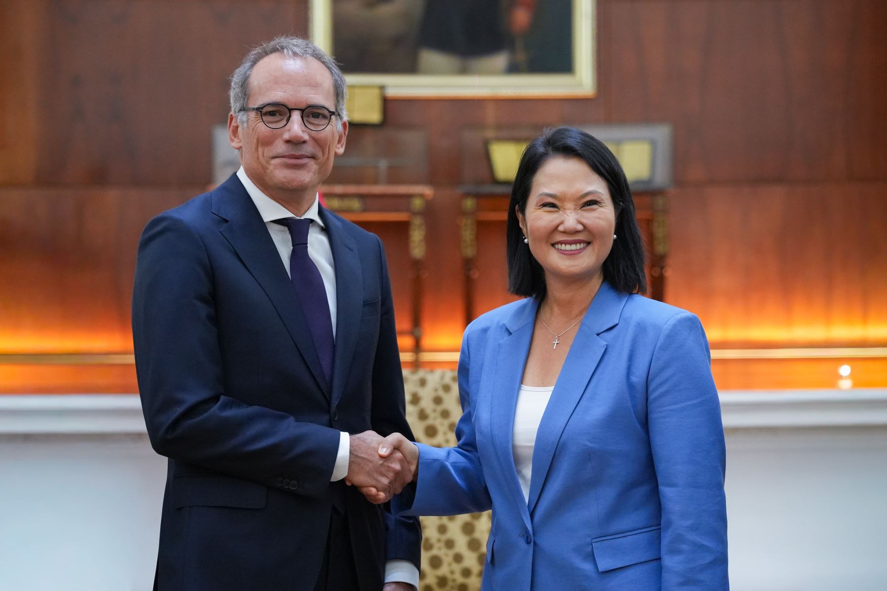 Presidenta Keiko Fujimori se reunió con la Corporación Financiera Internacional del Grupo Banco Mundial. Foto: ANDINA/Prensa Presidencia