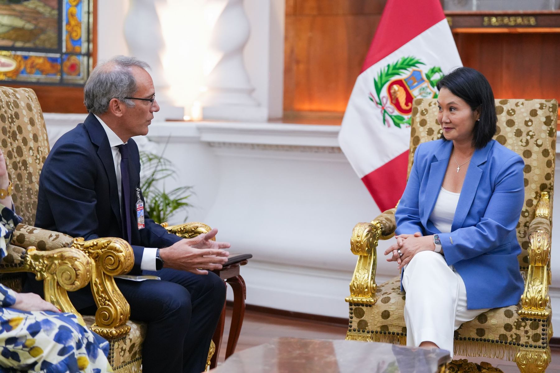 Presidenta Keiko Fujimori se reunió con la Corporación Financiera Internacional del Grupo Banco Mundial. Foto: ANDINA/Prensa Presidencia