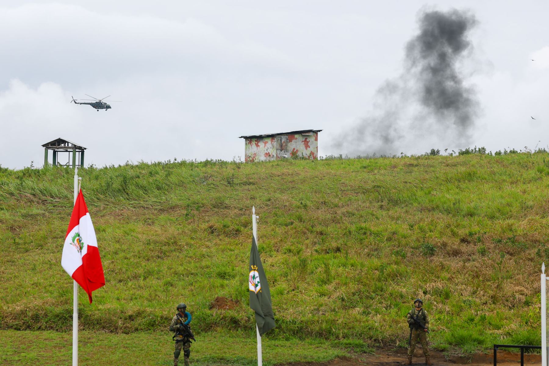 Vanguardia Sur 2026 reunió a efectivos de Perú, Estados Unidos, Chile y Argentina durante diez días de entrenamientos en la Escuela de Selva del Ejército. Foto: ANDINA/Lino Chipana.