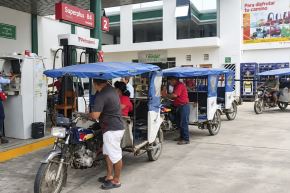 Mototaxistas de Ucayali, Loreto y Madre de Dios recibirán subsidio temporal por tres meses en sus combustibles. ANDINA/Difusión