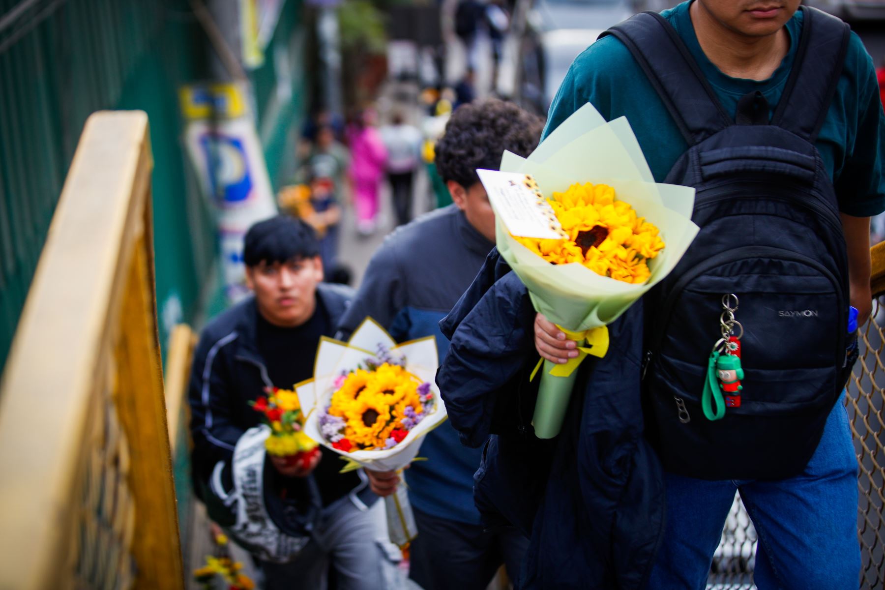 Las flores amarillas son elegidas este 21 de setiembre como expresión de alegría, amistad y buenos deseos, de acuerdo con la información difundida por el Midagri. Foto: ANDINA/Ricardo Cuba.