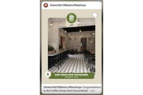 Kafi Wasi Café Tostaduría, ubicada en Arequipa, se ubica en el puesto 5 del ranking South America