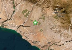 El epicentro del temblor de magnitud 4.2 se localizó a 19 kilómetros de la localidad de Vitor, en Arequipa. ANDINA/Difusión