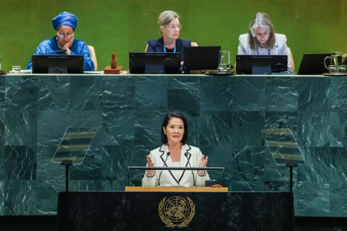 Presidenta Keiko Fujimori expone ante la Asamblea General de las Naciones Unidas