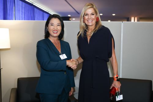 Presidenta Keiko Fujimori se reunió con Su Majestad la Reina Máxima de los Países Bajos