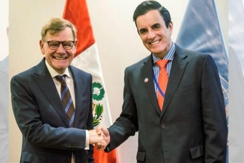 Canciller Carlos Espá se reunió con su homólogo alemán, Johann Wadephul, en Nueva York