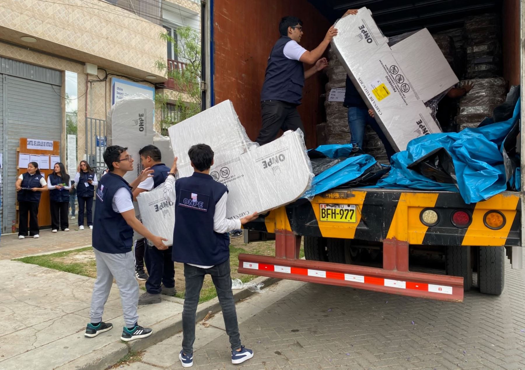 Elecciones Regionales y Municipales: ODPE Cajamarca recibe el material electoral