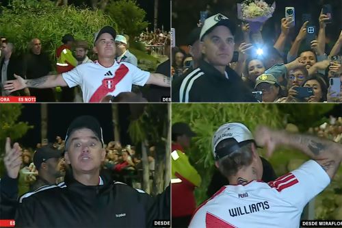 Robbie Williams hizo suspirar a sus fans.