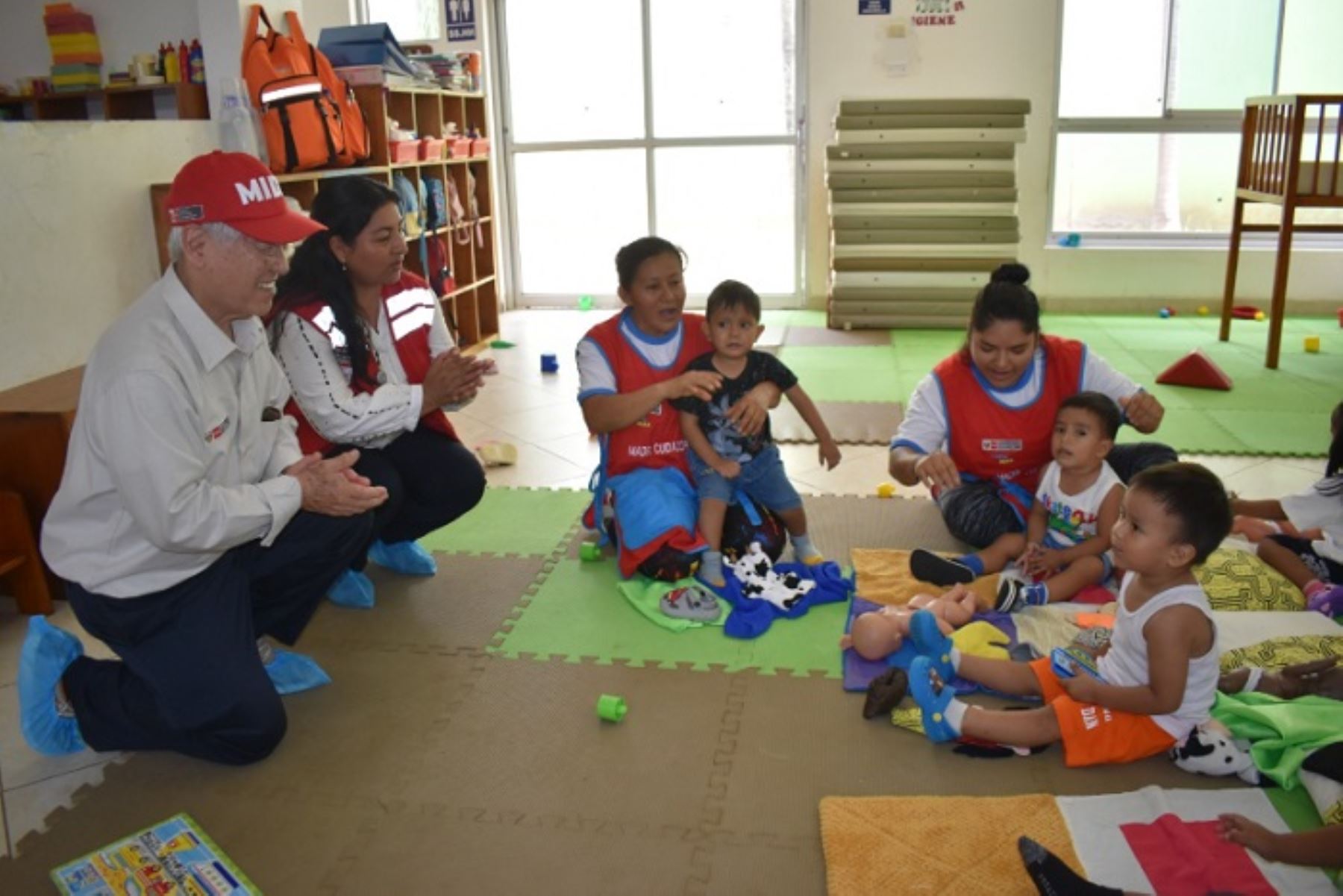 Midis supervisó atención que brinda Cuna Más a niños de 6 a 36 meses en San Martín