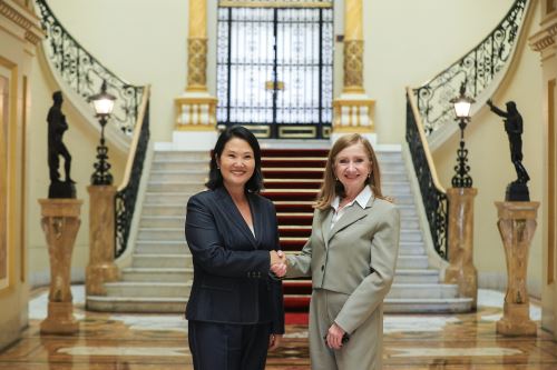 Presidenta Keiko Fujimori se reunió con la vicepresidenta de Países e Integración Regional del Grupo BID, Anabel González