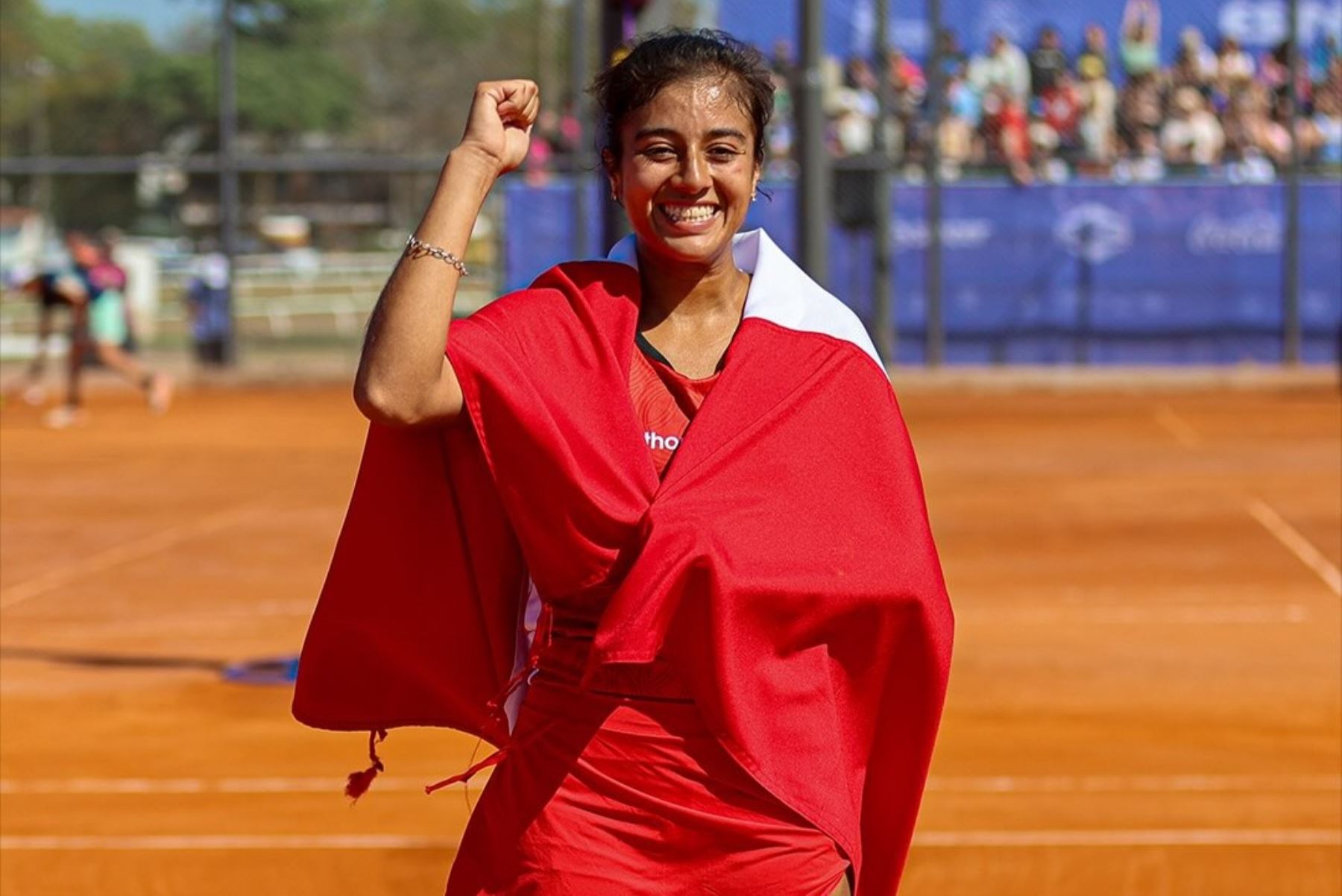 ¡Oro para Perú! Dana Guzmán ganó la medalla de oro en tenis en los Juegos Suramericanos