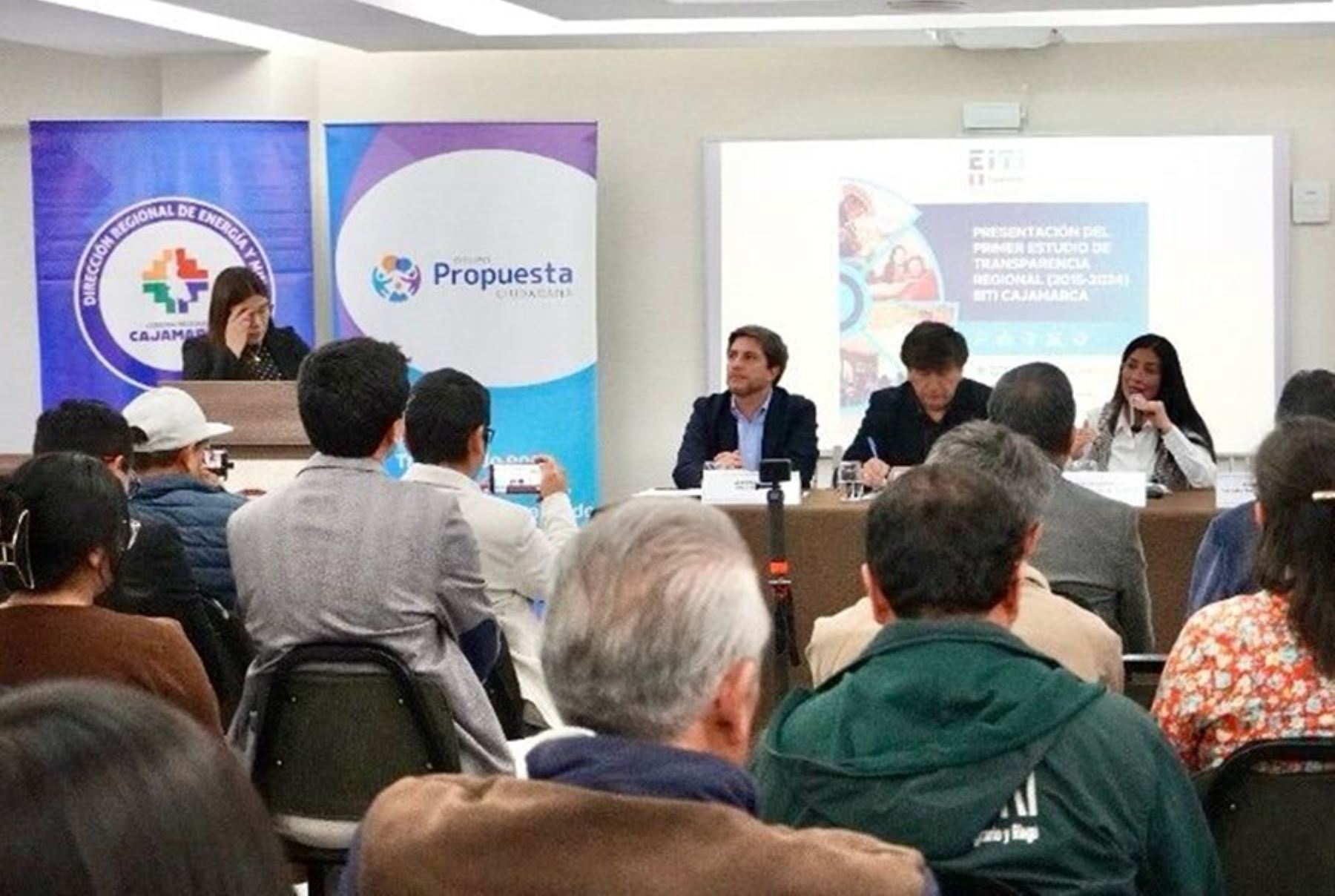 Minem impulsa difusión del primer Estudio de Transparencia Regional 2015-2024 en Cajamarca