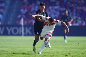 Estados Unidos vs. Perú. Foto: AFP. 